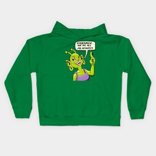 We're all ALIENS!! Kids Hoodie